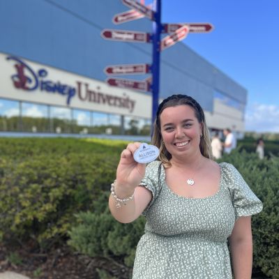 A proud day for me -- becoming a Disney Cast Member
