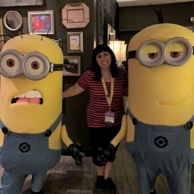 Saying Cheese with a couple of Minions at Universal Orlando Resort