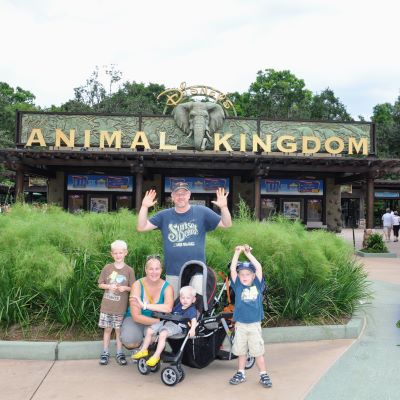 My family at Disney's Animal Kingdom