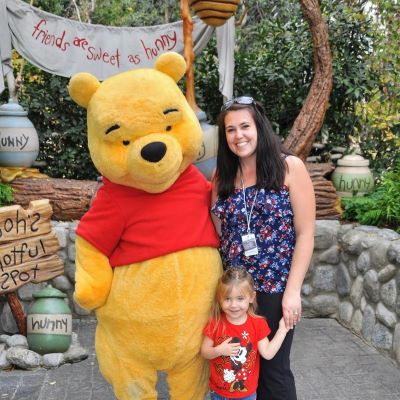 We got to meet Winnie the Pooh at Disneyland
