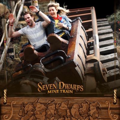 The Seven Dwarfs Mine Train is always a thrill!