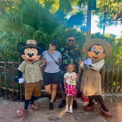 Saying 'Cheese' with Mickey & Minnie