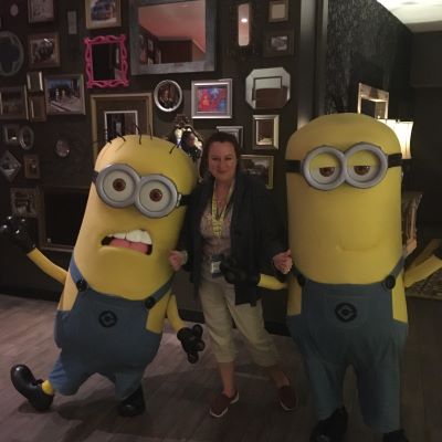 With the Minions at Universal Orlando