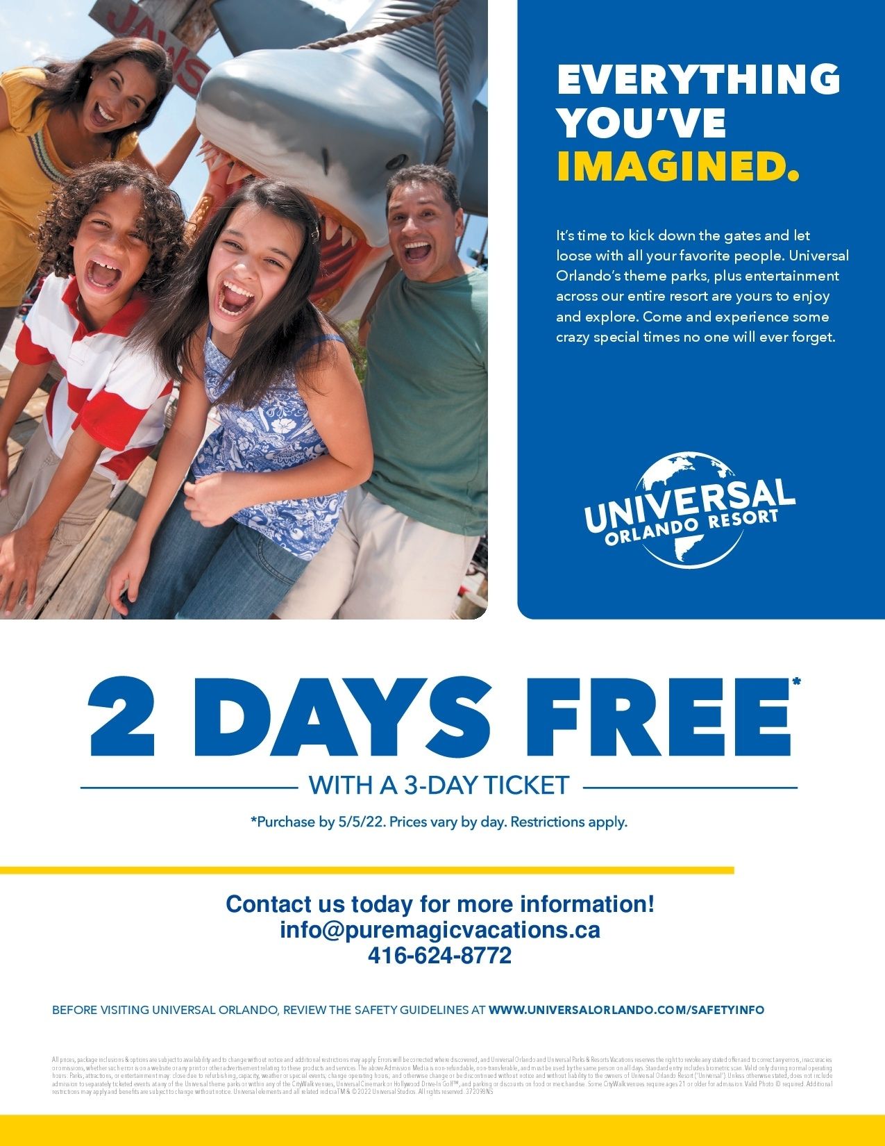2 Days Free! With a 3-Day Ticket