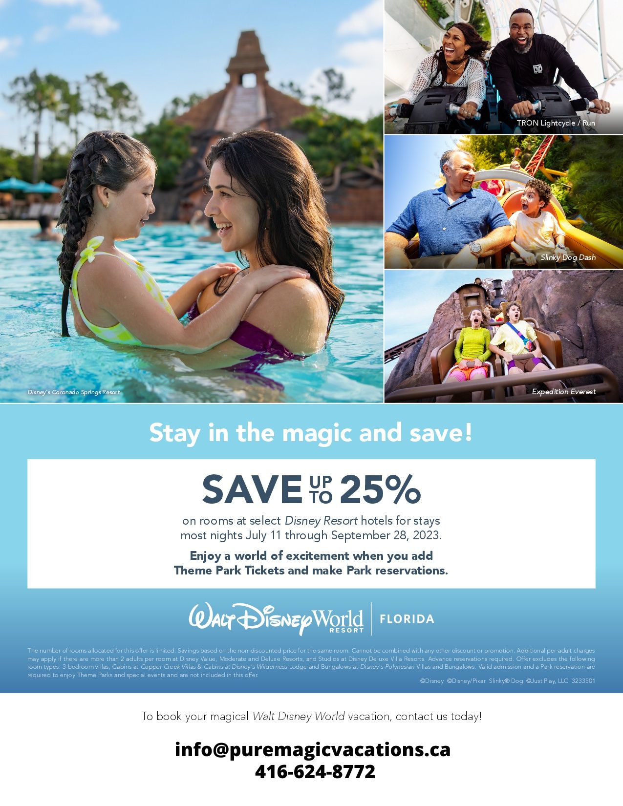 Stay in the magic and save!