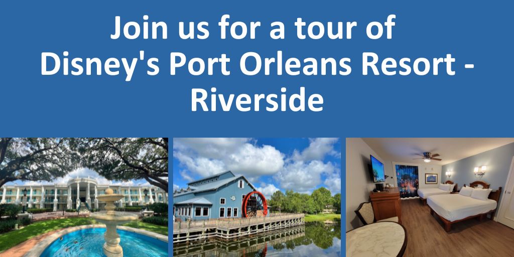 Join us for a tour of Disney's Port Orleans Resort - Riverside