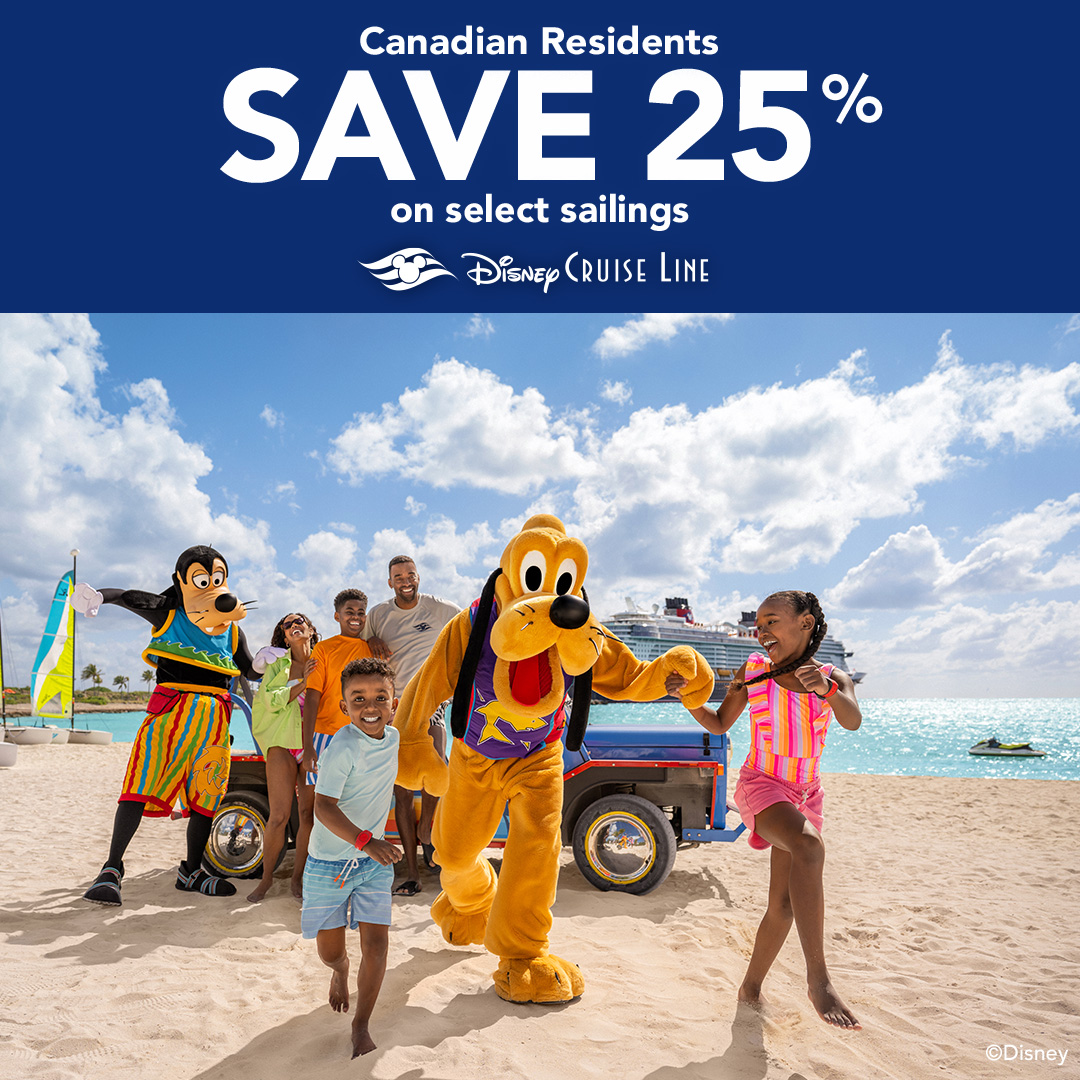 Canadian Residents: Save Up to 25% on Select Sailings