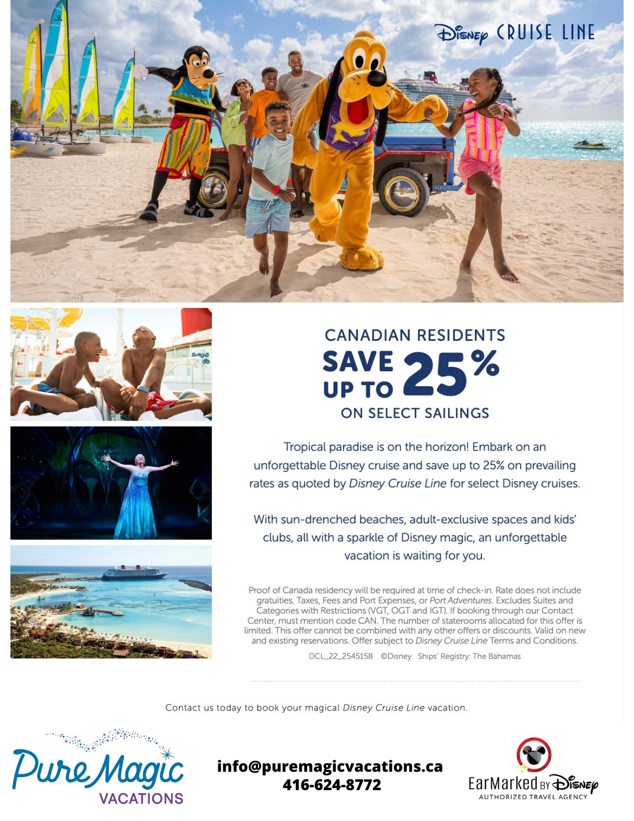 Canadian Residents: Save Up to 25% on Select Sailings